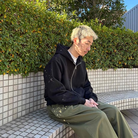 Los Angeles Apparel HF10 14oz Heavy Fleece Zip Up Hoodie - Black