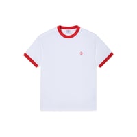 Polar Ringer Tee - White/Red