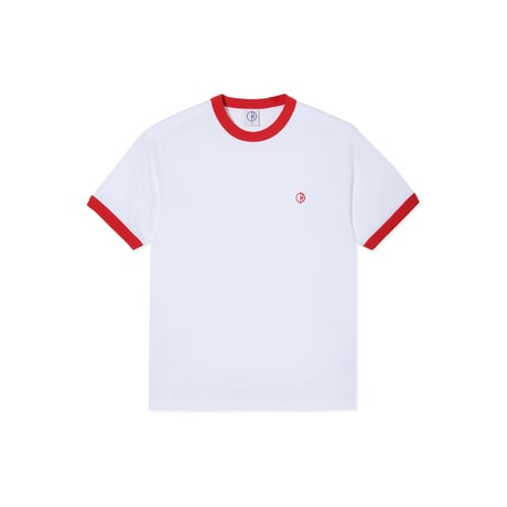 Polar Ringer Tee - White/Red