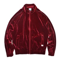 PRO CLUB Comfort Velour Track Jacket - Burgundy