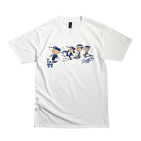 Snoopy LA Dodgers S/S T-Shirts - White