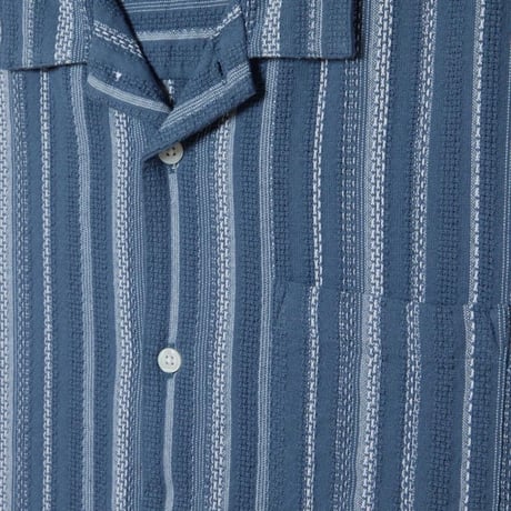 OBEY HUGH SS SHIRT - DULL BLUE MULTI