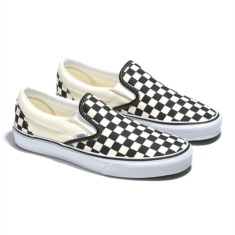 Vans Classic Slip-On Checkerboard - Black/Off W...