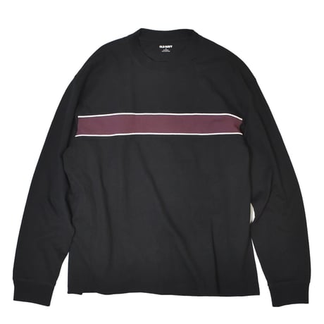 Old Navy Heavyweight Chest-Stripe T-Shirts - Black