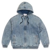 Yardsale Denim Hood - Blue