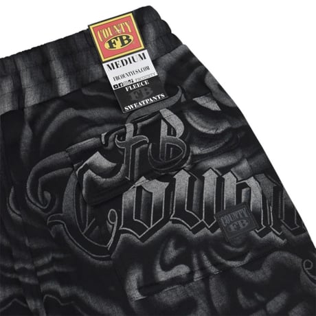 FB County Inked Up Sweat Pants - Black