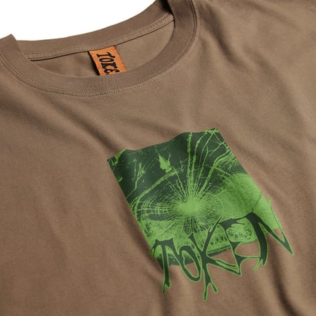 Token Cracked Tee - Walnut