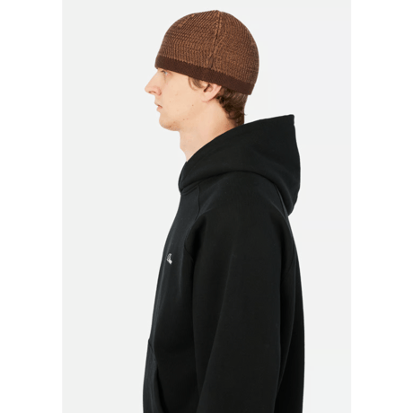 Dime Wave Knit Skully - Brown