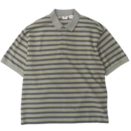 Levis Boxy Polo - Stripe Vintage Khaki