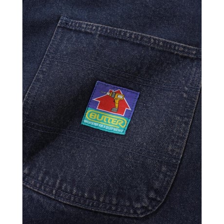 BUTTER GOODS Work Shorts - Distressed Tinted Indigo
