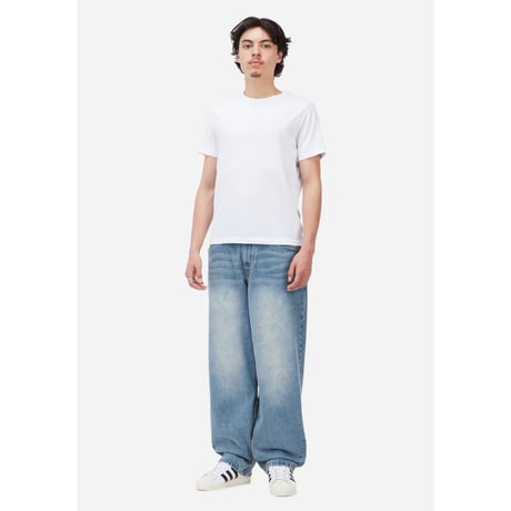 Dime Baggy Denim Pants- Sandblasted Indigo