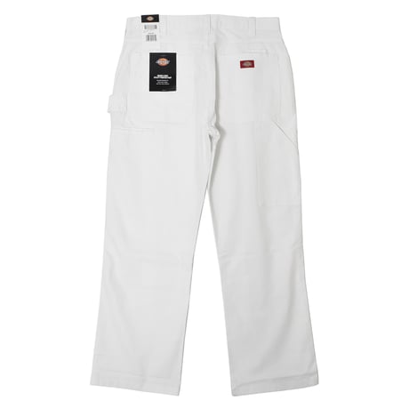 Dickies Relax Fit Double Knee Utility Painter Pants - White