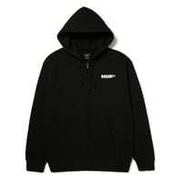HUF All Caps Full Zip Hoodie - Black