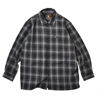 FB County L/S Checker Flanel Shirt - Black / Black