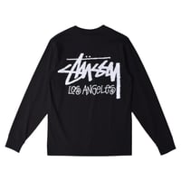 Stussy Chapter L/S Tee "Los Angeles" - Black