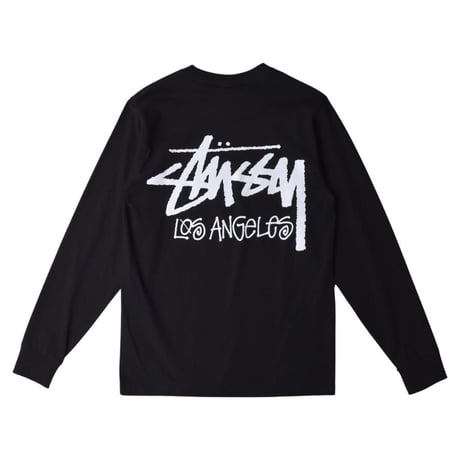 Stussy Chapter L/S Tee "Los Angeles" - Black