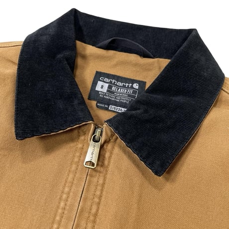 US Carhartt Re-Engineered Rugged Flex Relaxed Fit Duck Detroit Jacket - Brown