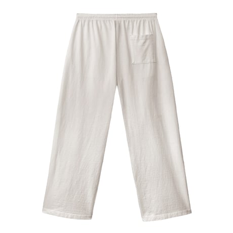 Los Angeles Apparel Heavy Jersey Wide Garment Dyed Casual Pants - Off White [1205WGD]