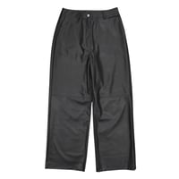 Calvin Klein PU Leather Pants - Black