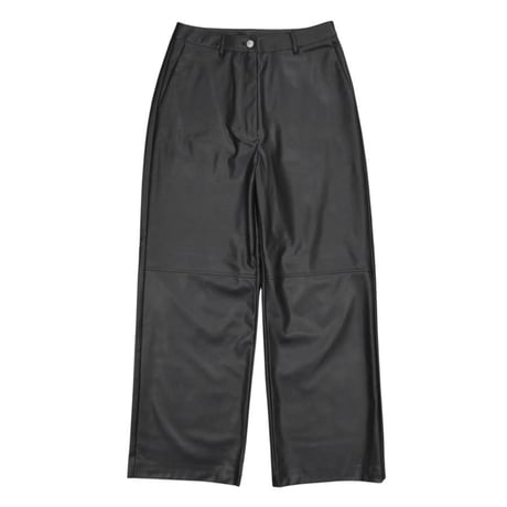 Calvin Klein PU Leather Pants - Black