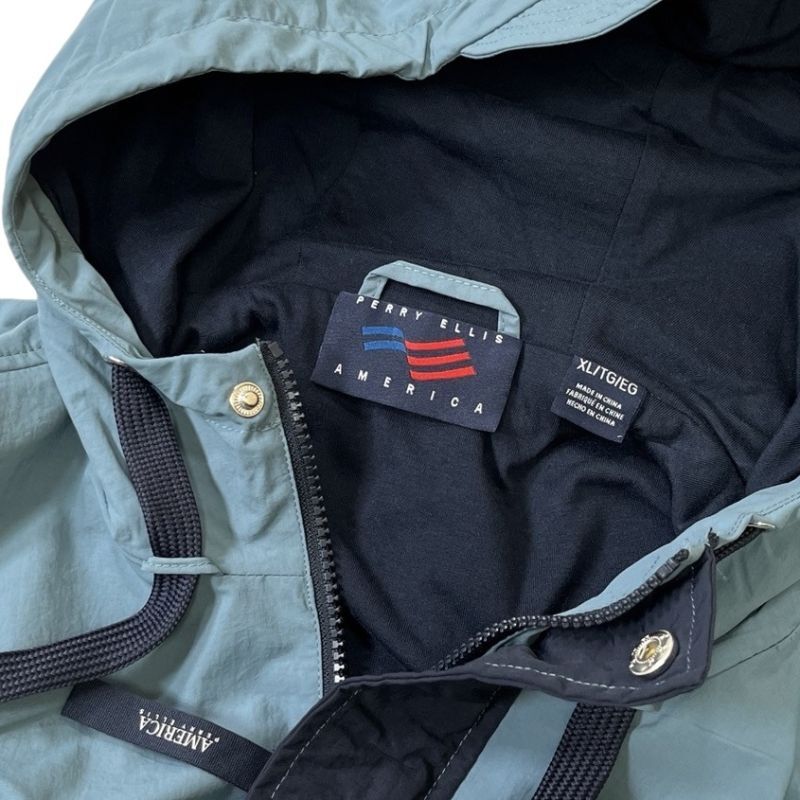 Perry Ellis Colorblock Anorak - Blue | RULEZ