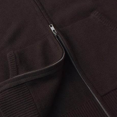 RAWDRIP Original Double Zip Cotton Knit Hoodie - Sun Brown