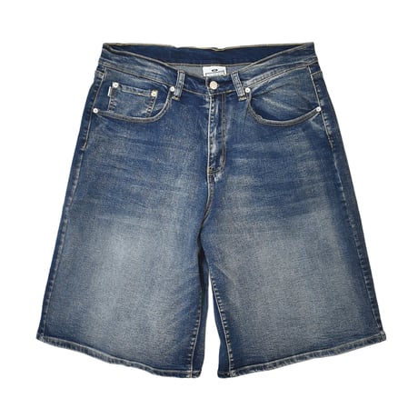 PRO CLUB Heavyweight Baggy Fit Denim Shorts - Dark Stonewash