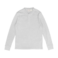 Levi's L/S Henlyneck Thermal Shirts - Light Grey Heather