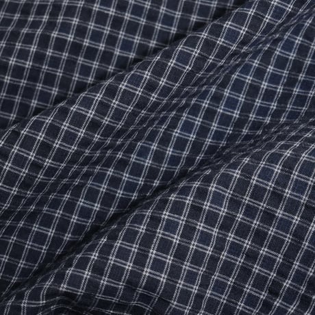RAWDRIP S/S Full Zip Dobby Shirts - Navy