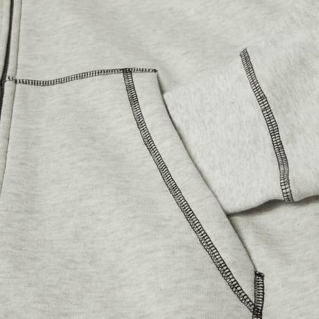 HUF Stretch Full Zip Hoodie - Ash