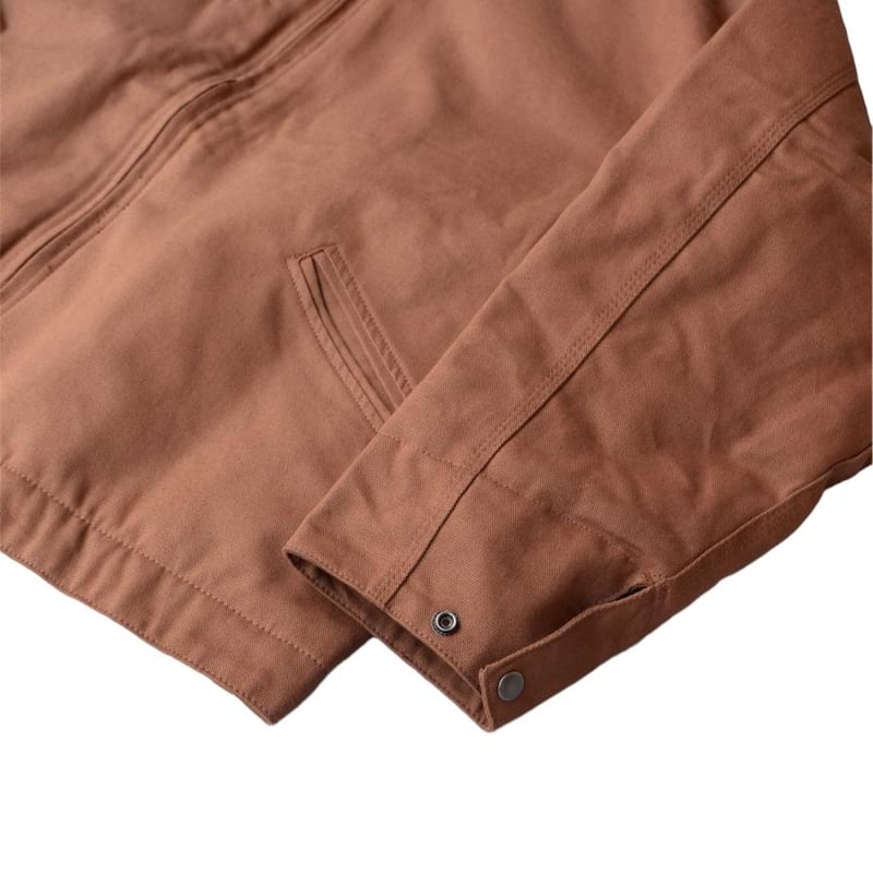 Stone  ブラウンジャケット Corner Stone Duck Cloth Work Jacket - Brown | R