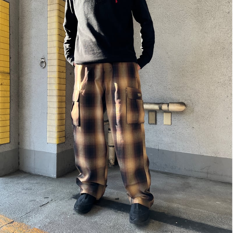 FB County Checker Cargo Pants - Black/Tan | RULEZ