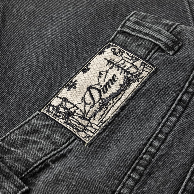 Dime Classic Relaxed Denim Pants - Faded Black