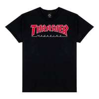 Thrasher Outlined Tee - Black [311172]