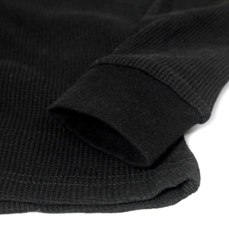 Pro Club L/S Heavyweight Thermal Crewneck  - Black