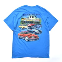 Ford Mustang Running with the Fox Tee - Sapphire