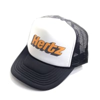 Trucker Hat Hertz - Black/White