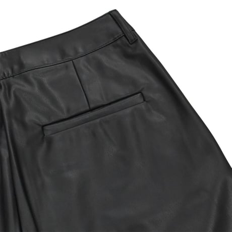 Calvin Klein PU Leather Pants - Black