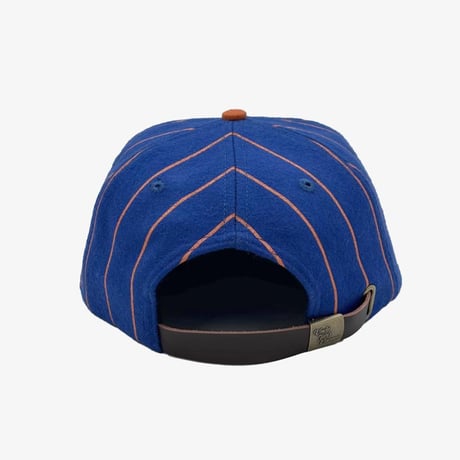 Uncle Jay's Vintage New York Mets Reverse Pinstripe Cap - Royal / Orange