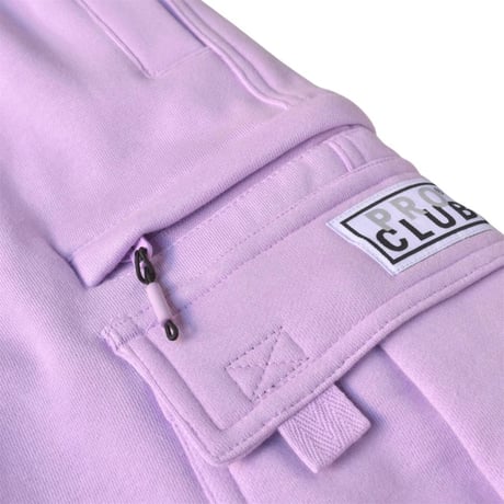 Pro Club OG Cargo Sweat Shorts - LAVENDER