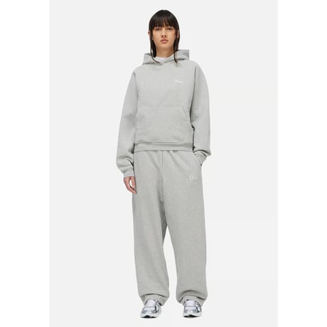 Dime Classic Small Logo Hoodie - Heather Gray