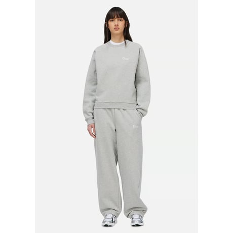 Dime Classic Small Logo Crewneck - Heather Gray