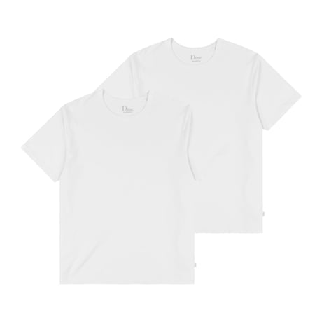 Dime Classic 2 Pack Undershirts - White