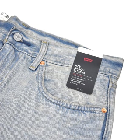 Levis 478 Baggy Denim Shorts - Alternative Rock