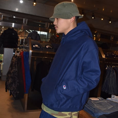Champion Reverse Weave Arena Pullover Hoodie - Navy
