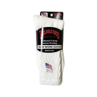 The Railroad Sock 3pack Crew Socks - White