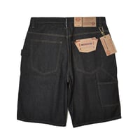 Kno-betta #999 Baggy Denim Painter Shorts - Raw Black