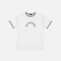 Dime Arch Ringer T-Shirt - White