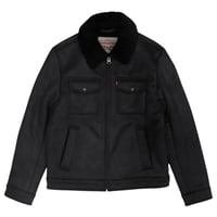 Levi's Zip Trucker Faux Jacket - Black
