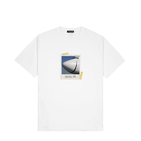 Dime Plane T-Shirt - White